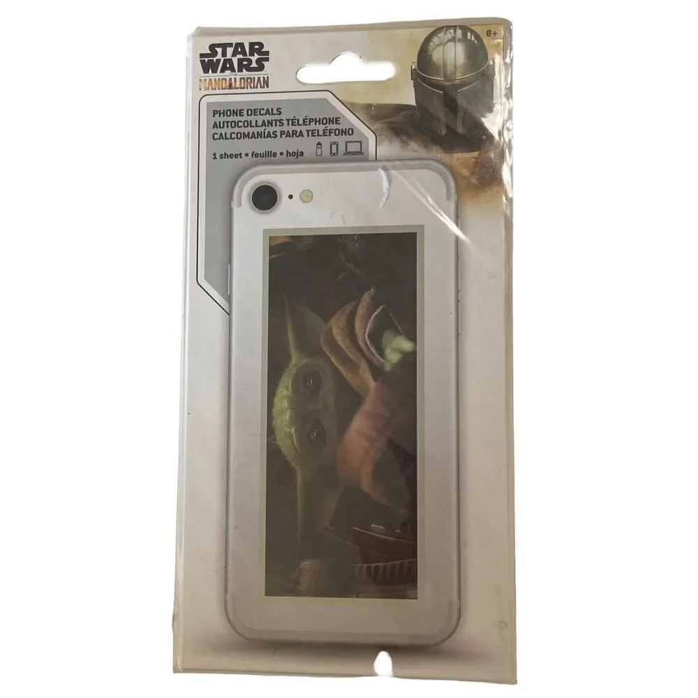 Star Wars Mandalorian The Child /Grogu Phone Decal Vinyl